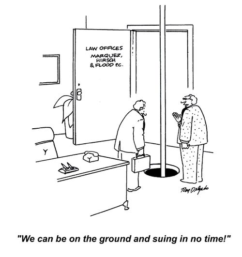 'We can be on the ground and suing in no time!'
