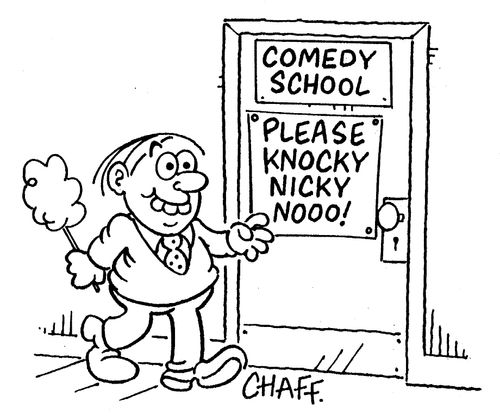 Comedy School: 'Please knocky nicky nooo!'