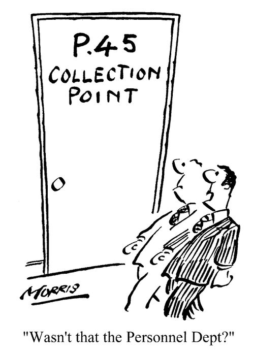 P.45 Collection Point - "Wasn't that the personnel dept?"