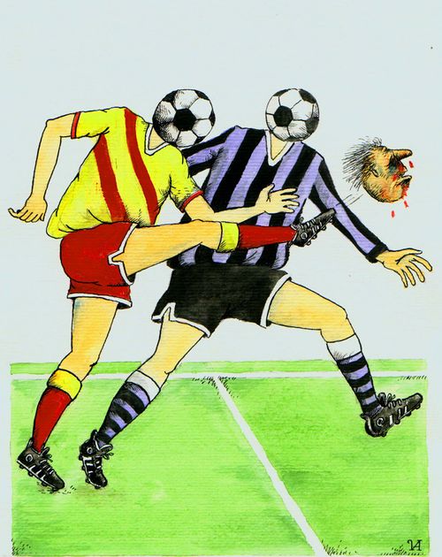 Football heads...