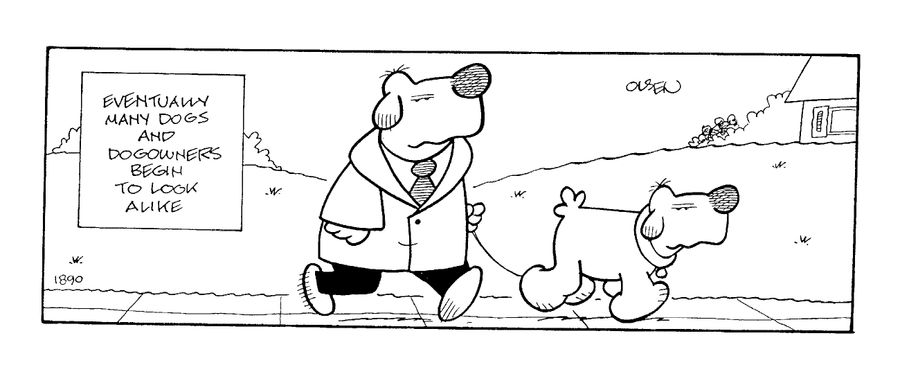 Eventually, many dogs and dog owners begin to look alike