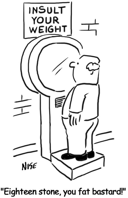 Insult-your-weight machine.