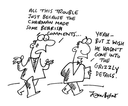 "...I wish he hadn't gone into the grizzly details!"