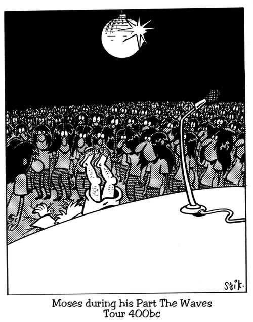 Moses during his Part The Waves Tour 400bc