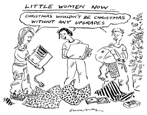 'Little women now...'