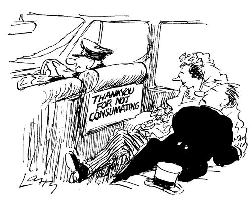 'Thank you for not consumating'