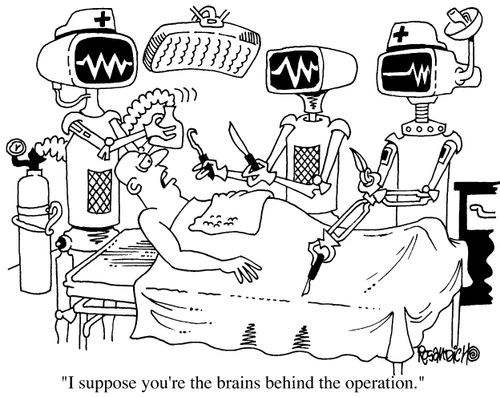 "I suppose you're the brains behind the operation"