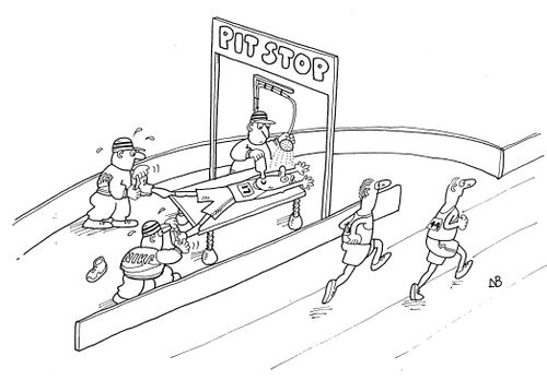 Pit Stop for Track and Field