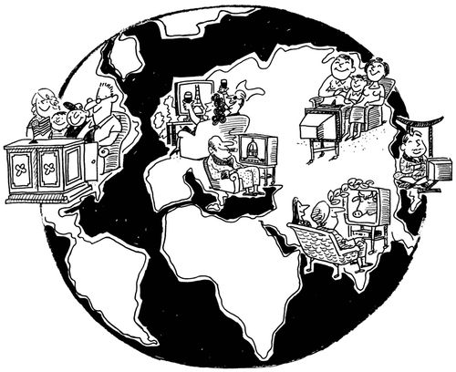 Watching TV around the world