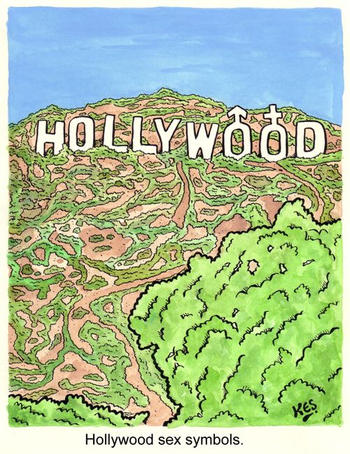 Hollywood sex symbols.