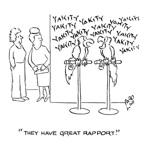 'They have great rapport.'