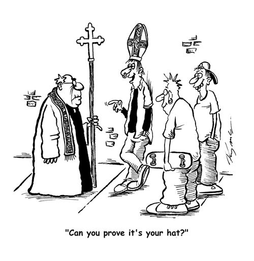 'Can you prove it's your hat?'