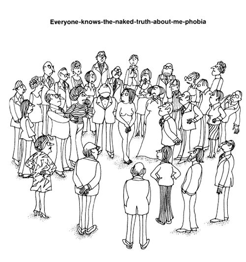 Everyone knows the naked truth about me phobia.