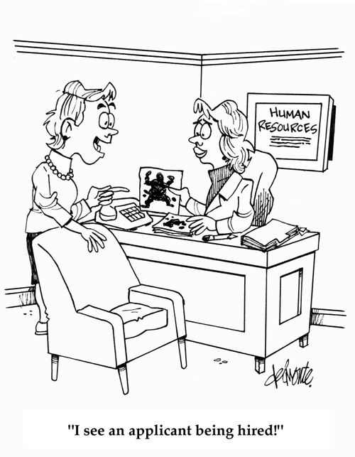 'I see an applicant being hired!'