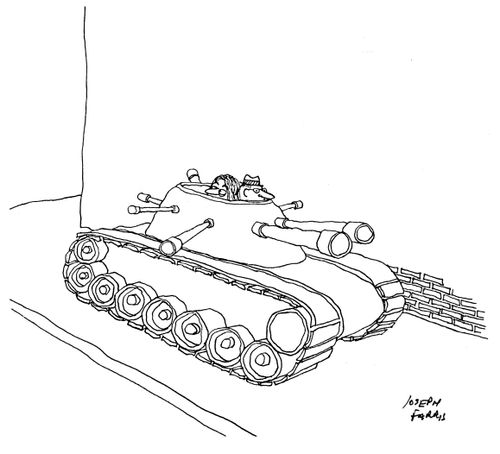 Two Men In A Tank.