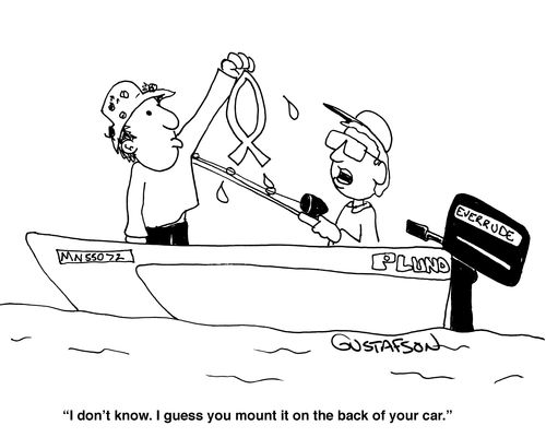"I don't know. I guess you mount it on the back of your car."