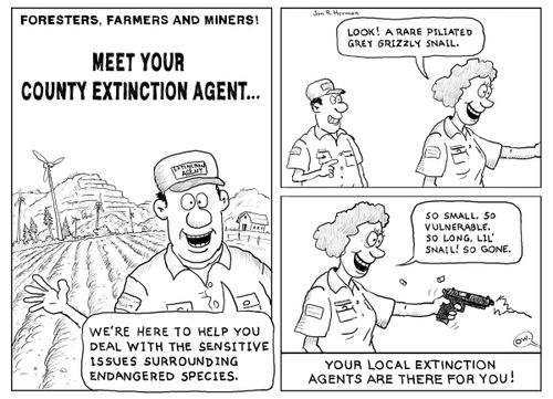 Foresters, Farmers and Miners! Meet your local County Extinction Agent.