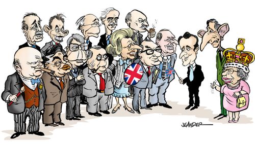 British Prime Ministers.