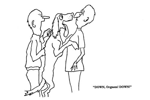 'DOWN, Orgasm!  DOWN!'
