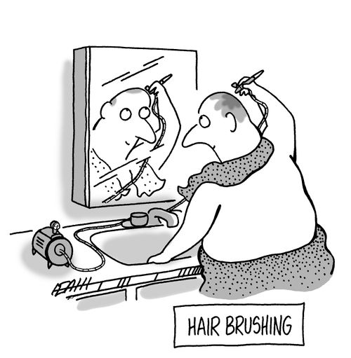 Hair Brushing.