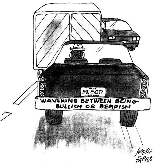 'Wavering between being bullish or bearish'