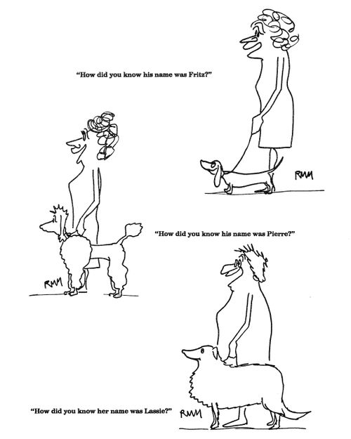 'How did you know his name was Fritz?'...