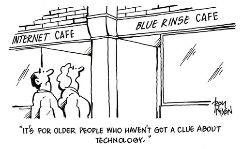 'It's for older people who haven't got a clue about technology.'