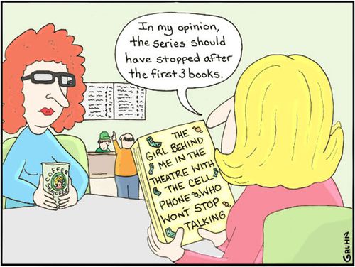 'In my opinion the series should have stopped after the first 3 books.'