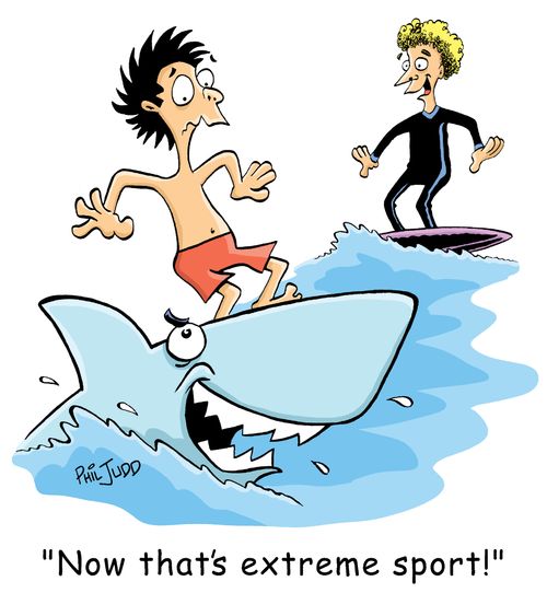 'Now that's extreme sport!'