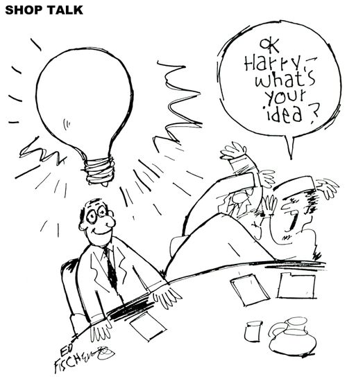 'OK Harry, what's your idea?'