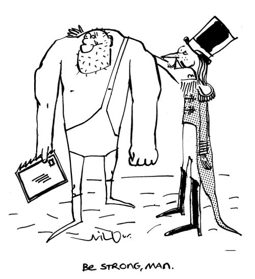 'Be strong, man.'