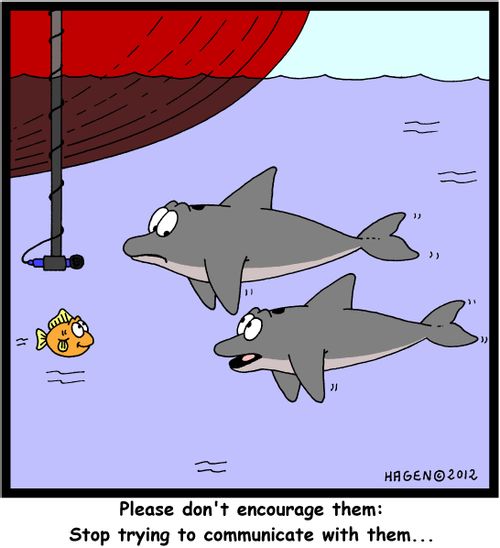'Please don't encourage them: Stop trying to communicate with them...'
