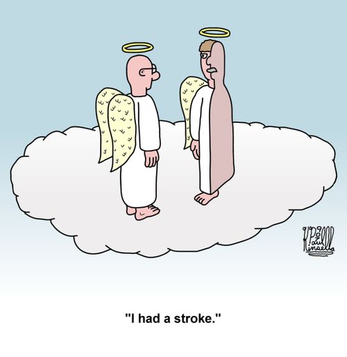 'I had a stroke.'