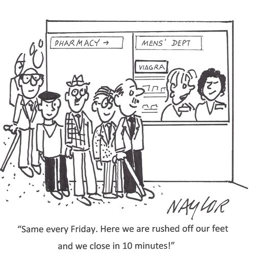 'Same every Friday. Here we are rushed off our feet and we close in 10 minutes!'