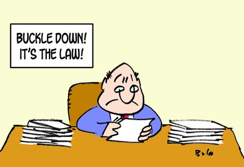 Buckle Down! It's the Law!