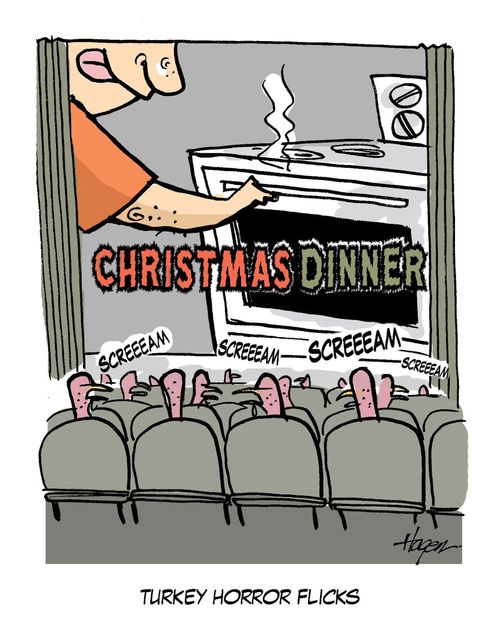 Christmas dinner - Turkey Horror Flicks.