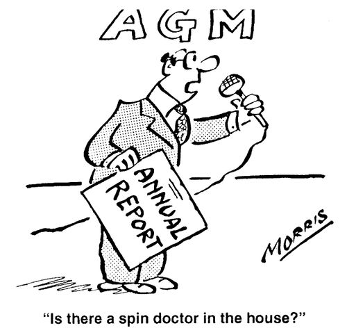 Is there a spin doctor in the house?