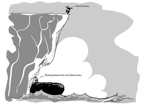 Thank goodness we're out of that cavern