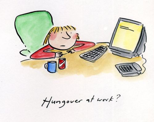 Hungover at work?