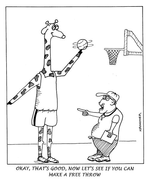 ...Now lets see if you can make a free throw.