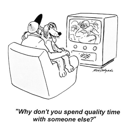 'Why don't you spend quality time with someone else?'