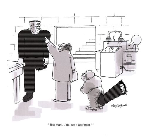'Bad man. . . you are a Bad Man!'