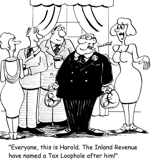 'The Inland Revenue have named a Tax Lopp after him!'