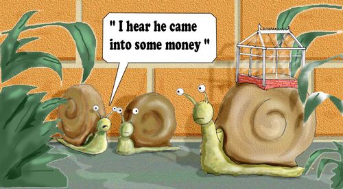 "I hear he came into some money."