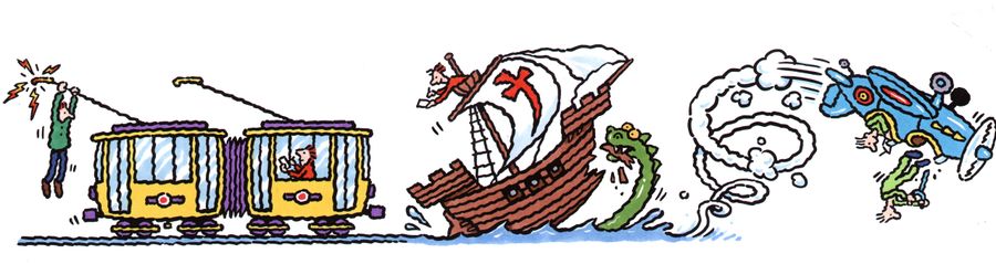 Reporters on train, ship, and plane disasters.