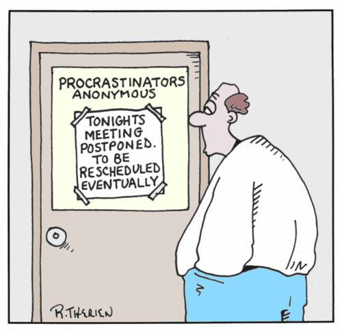 Procrastinators Anonymous - Postponed (Colour)