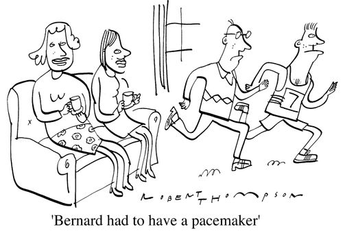 "Bernard had to have a pacemaker"