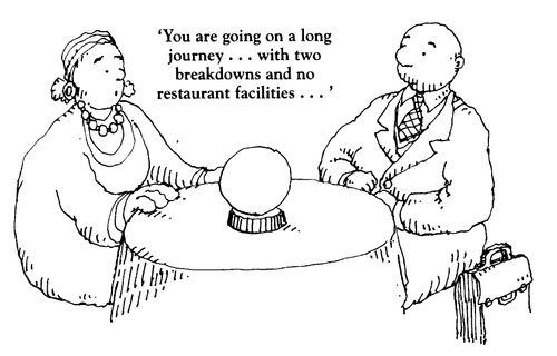 "You are going on a long journey, with 2 breakdowns and no..."