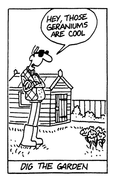 Dig the Garden,"Hey those Geraniums are cool."