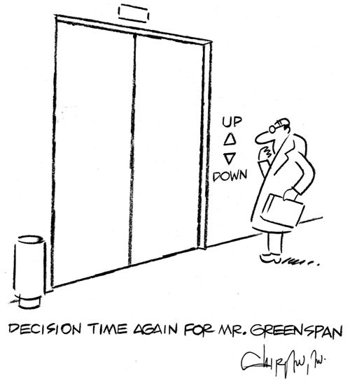 Decision time again for Mr Greenspan.